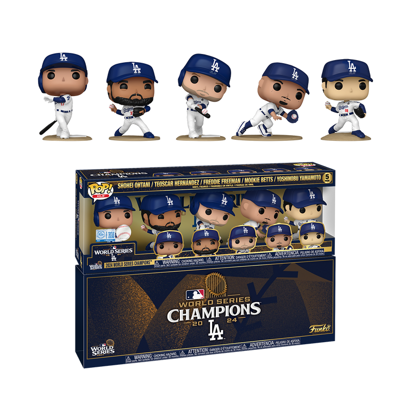 Buy Pop! Los Angeles Dodgers 2024 MLB World Series Champions 5-Pack at Funko .